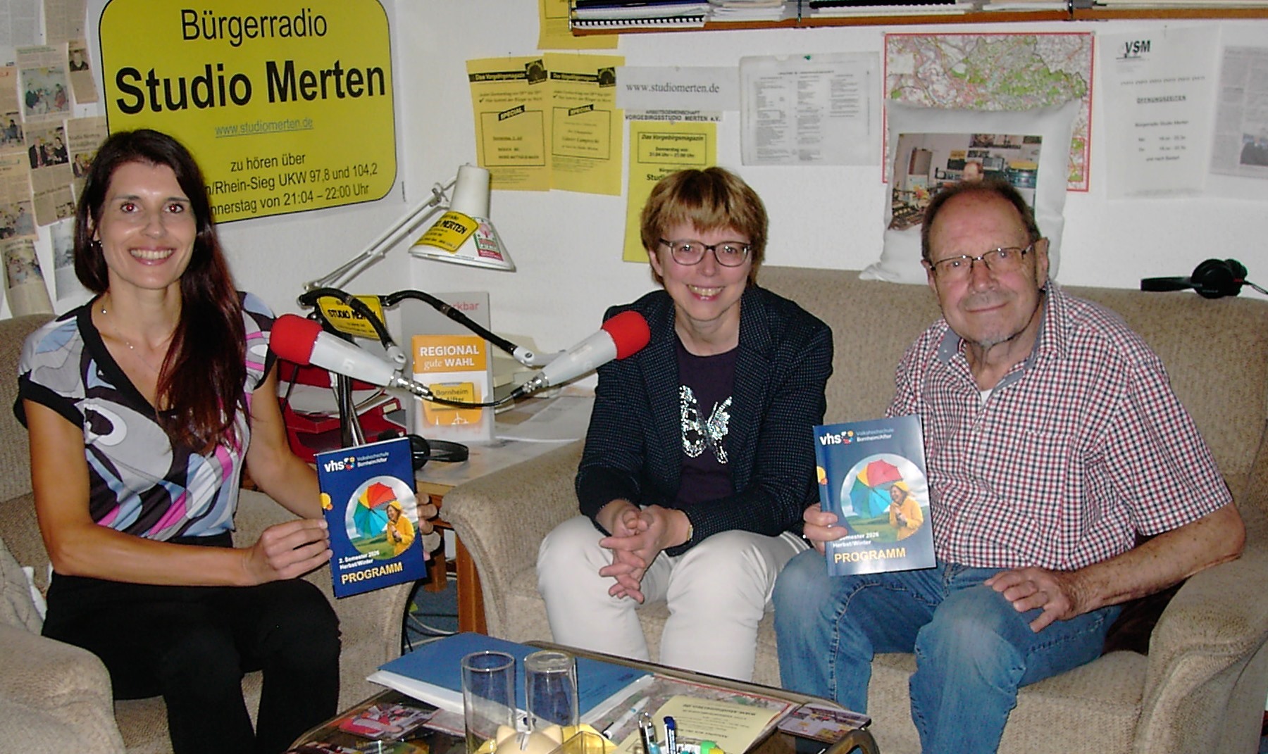 v. l.: Rita Attanasio, Annemarie Schwartmanns und Otto Ganser